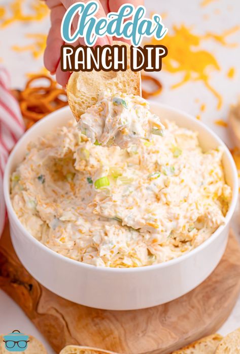 Best Dips Recipes, Cold Dips For Party Appetizers, Easy Cold Dip Recipes, Good Dips, Spicy Ranch Dip, Cheddar Ranch Dip, Yellowstone Party, Cherry Cheesecake Dip, Ranch Crackers