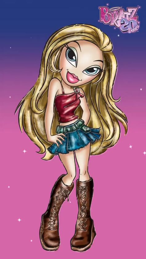 Mini Yo, Bratz Cloe, Bratz Characters, Brat Doll, Bratz Girls, Bratz Doll, Girls Cartoon Art, Girly Stuff, Artist Style