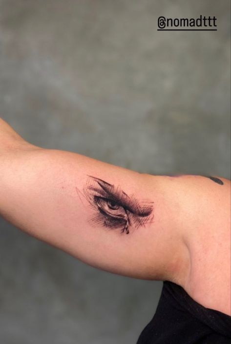 Lucifer Tattoo Ideas For Men, Angry Eye Tattoo, Lucifer Painting Tattoo, Fallen Angel Eyes Tattoo, Fall Of Lucifer Tattoo, Lucifer Falling Tattoo, Lucifer Fallen Angel Tattoo, Lucifer Morningstar Tattoo, Angel Eyes Tattoo