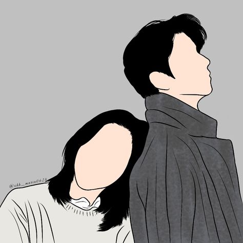 K Drama Sketches, My Demon Drawing, Sketch Without Face, Kdrama Line Art, Drawing Without Face, K Drama Drawing, Kdrama Sketches, Goblin Illustration, Goblin Drawing