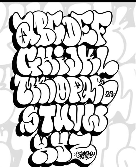 Graffiti Lettering Alphabet, Graffiti Art Letters, Graffiti Wildstyle, Lettering Styles Alphabet, Ear Tattoo Ideas, Graffiti Text, Ear Tattoos, Graffiti Words, Graffiti Lettering Fonts