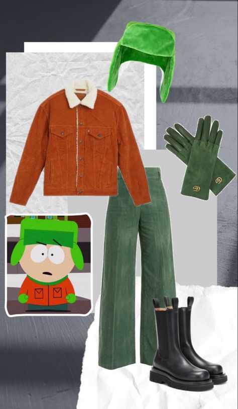 Kyle Broflovski Outfit, Kyle Broflovski Cosplay, South Park Cosplay, Park Aesthetic, Kyle South Park, Kyle Broflovski, South Park, Costume Ideas, Halloween Costume