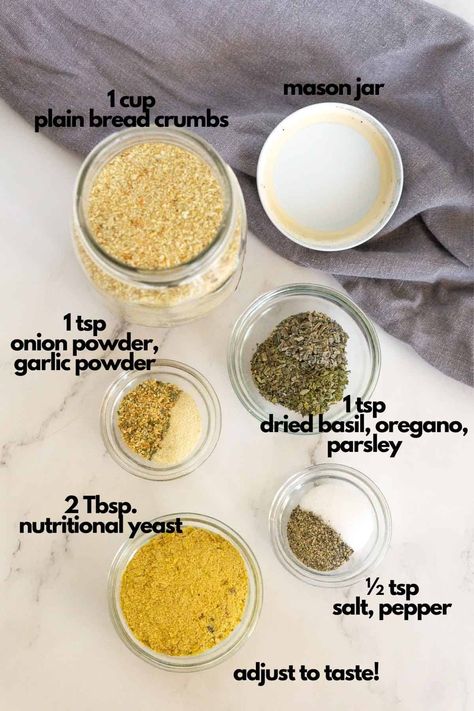 Homemade Boullion Powder, Vegetable Bouillon Powder, Bouillon Recipe, Recipes With Vegetable Broth, Bouillon Powder, Vegetable Bouillon, Italian Bread Crumbs, Cooking Grains, Oil Free Vegan Recipes