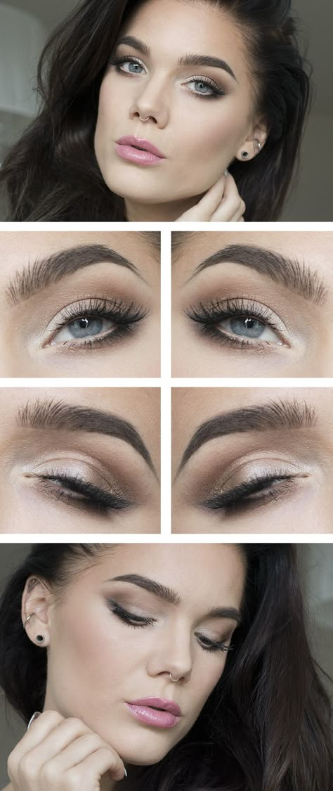 Todays look – Just an ordinary girl Linda Hallberg Makeup, Nude Eye Makeup, Natural Pink Lips, Simple Makeup Natural, Different Makeup Looks, Trendy Eyeshadow, Nars Blush, Linda Hallberg, Cheap Makeup