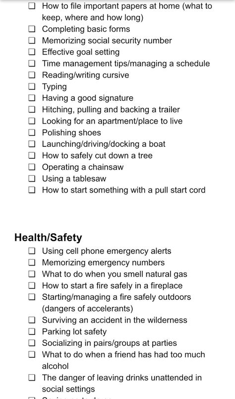 Adulting Checklist, Life Skills Checklist, Living Independently, Assertiveness Skills, Life Skills Curriculum, Adulting 101, Teaching Life Skills, Cool Signatures, Survival Skills Life Hacks