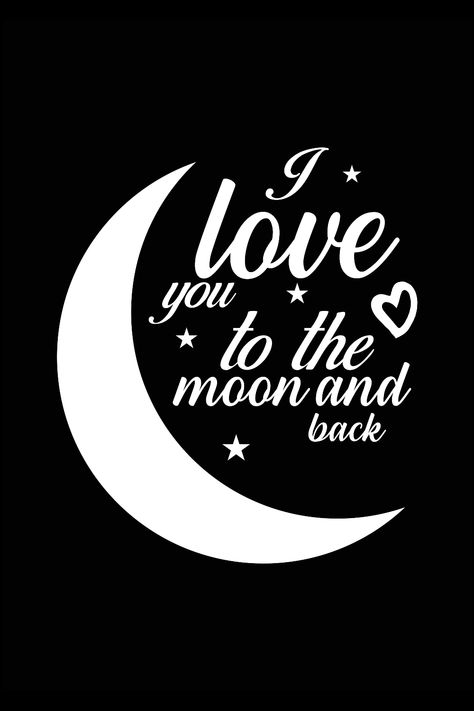 I love you to the moon and back I Love You To The Moon And Back, Love You To The Moon And Back, Royalty Free Clipart, Free Clipart, To The Moon And Back, Nice Things, To The Moon, Coasters Set, The Moon