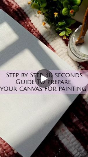 21K views · 1.6K reactions | Step  By Step Guide to prepare your Canvas for Acrylic Painting 💫✨❤

Gesso Used @flashpaints_official 

Flat brush no.10 from @flashpaints_official 
Bought from Amazon 

#paintingtips #canvaspainting #paintingtipsandtricks #canvasprep #acrylicpaintingtips #easypaintingideas #acryliconcanvas | Navdeep Acrylic Painting Tips, Flat Brush, Step By Step Guide, Painting Tips, Easy Paintings, Craft Tutorials, Art Tips, Abstract Canvas, Art Craft