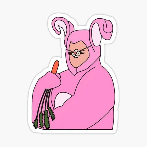 Chandler Bing Quotes, Cute Aesthetic Stickers, Lego Tattoo, Pink Bunny Costume, Bing Bunny, Best Friend Family, Easter Cartoons, Halloween Friends, Rabbit Drawing