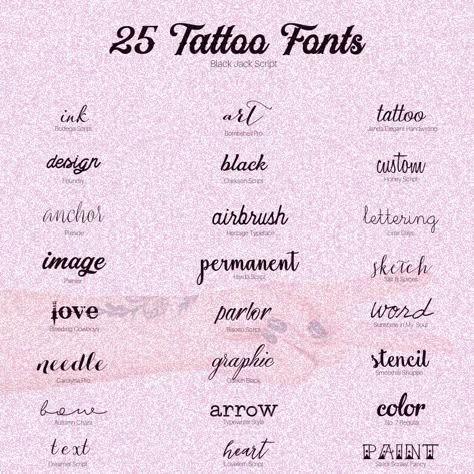 Fonts Design Girly Tattoo Fonts, Tattoo Font Styles For Women, Fonts For Name Tattoos, Pretty Fonts For Tattoos, Tattoo Writing Fonts Women, Quote Tattoo Fonts, Initals Tattoo Fonts, Tattoo Cursive Fonts, Name Fonts Tattoo