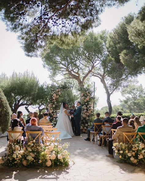 A ceremony & dinner above Mediterranean sea, the sounds of cicadas and the salty breeze created a truly magical atmosphere for our newlyweds & their guests coming from around the world to celebrate Love. @myweddingfrenchriviera @floraluxedesign @fscapferrat Mediterranean Wedding, Celebrate Love, Mediterranean Sea, French Riviera, Wedding Shoot, Provence, Instagram A, Around The World, Around The Worlds