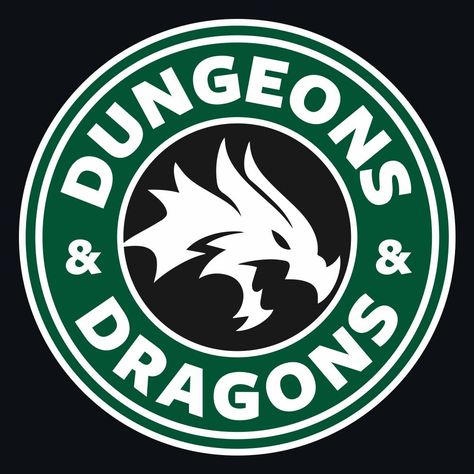 Dungeons And Dragons Images, Dnd Logo Art, Dnd Logo, Dungeons And Dragons Logo, Starbucks Logo Art, Dungeons And Dragons Logo Art, Dungeons And Dragons Cricut Projects, Dungeons And Dragons Svg Free, Dungeons And Dragons Shirt