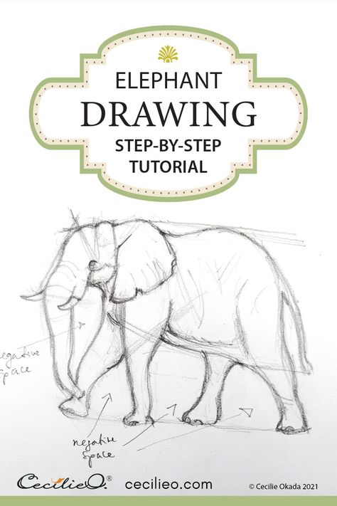 How to Draw an Elephant Easily, Step by Step Elephant Drawing Tutorial, Watercolor Elephant Tutorial, How To Draw Elephant, How To Draw An Elephant, Elephant Rock Painting, Simple Elephant Drawing, Paintings Of Elephants, Elephant Art Painting, Elephant Art Drawing