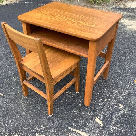 Antique desk makeover