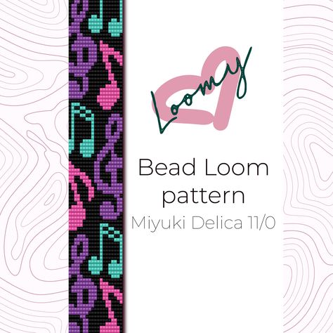 Simple Beaded Necklaces, Miyuki Bead, Seed Bead Jewelry Patterns, Bead Loom Designs, Pony Bead Patterns, Bead Loom Pattern, Loom Bracelet Patterns, Loom Bracelet, Loom Pattern