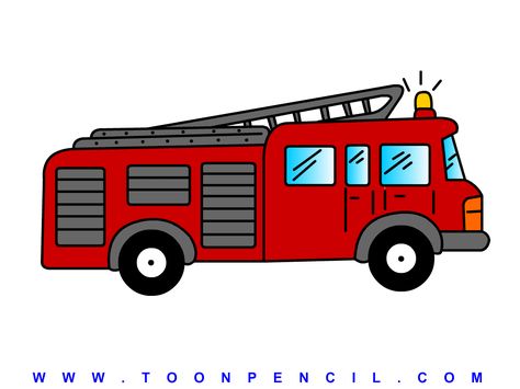 074-how-to-draw-fire-engine-for-kids.gif 1,125×843 pixels Engine Drawing, Fire Truck Drawing, Fire Engine Party, Fire Trucks Pictures, Truck Drawing, Interior Design Drawings, Book Maker, Truck Art, Cartoon Drawing