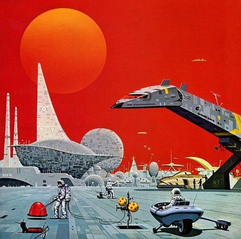 Artist ~ Angus McKie Angus Mckie, Albert Robida, John Heartfield, Alien Stuff, Retro Scifi, Perry Rhodan, Electric Sheep, Robert Mcginnis, Future Space