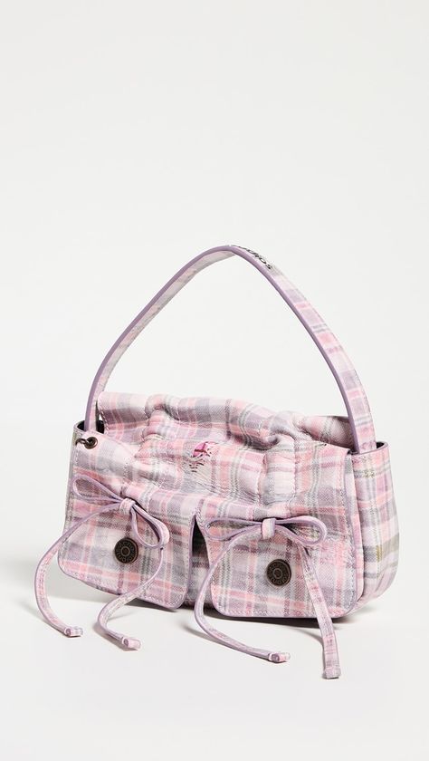 Acne Studios Multipocket Micro Bag | Shopbop Acne Studios Bag, Acne Denim, Plaid Bag, Micro Bag, Girly Bags, Pretty Bags, Pink Brand, Doja Cat, Pocket Bag