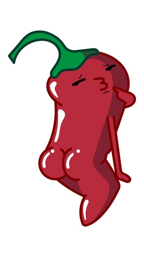 This Spicy Red Pepper Sticker is so hot that it is hard to resist. This spicy red pepper is also known as chili pepper. It is a type of fruit from the Capsicum family. It is typically small to... Apple Sticker, Care Bear Tattoos, Weird Stickers, Mcdonald's Happy Meal, Apple Stickers, Hottest Chili Pepper, Grunge Art, Food Drawing, Happy Meal