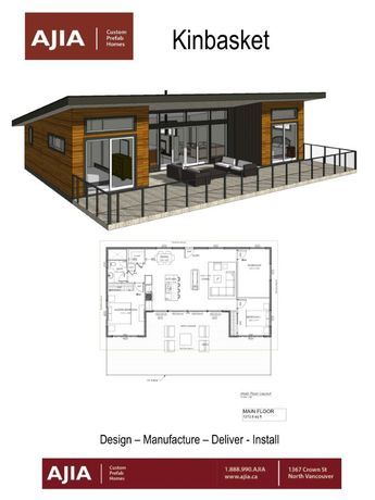 24x38 House Plans, Lean To House, Modern House Plans 3 Bedroom, Cottage Floor Plans, A Small House, Small Modern Home, Cabin House Plans, Small House Design Plans, Container House Plans