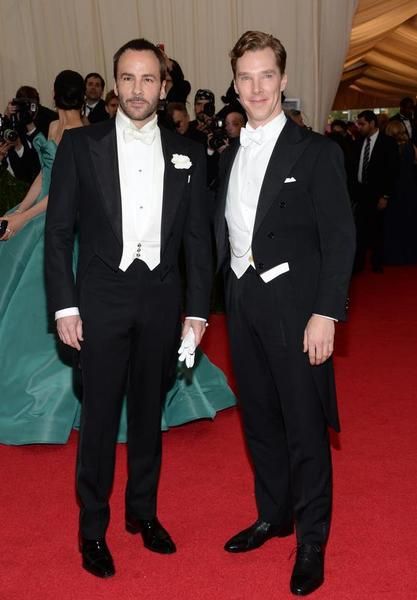 Tom Ford, Benedict Cumberbatch | Men's Style at the Met Gala White Tie Dress Code, White Tie Event, White Tie Dress, Black Tie Dress Code, Business Casual Dress Code, Formal Dress Code, Native Wears, Charles James, Morning Suits