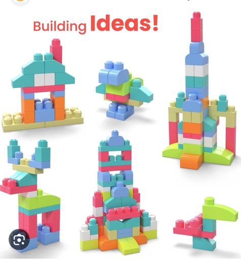 Mega Blocks, Baby Sensory Play, Lego Activities, Big Building, Lego Creative, Mega Bloks, Kids Board, Toddler Age, Red Gift