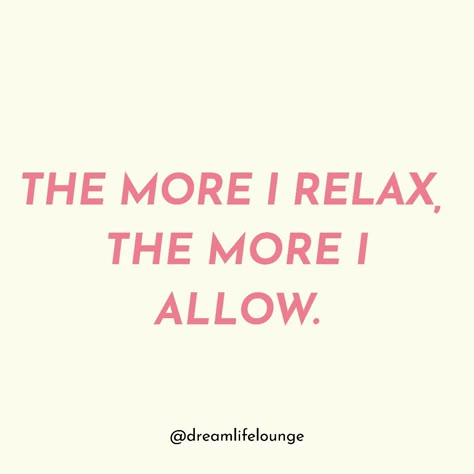 Relax Affirmation, Quotes For Mood Board, Relaxing Affirmations, Mental Reminder, Positive Thinking Quotes, Divine Feminine Spirituality, Thinking Quotes, Success Affirmations, Spiritual Messages