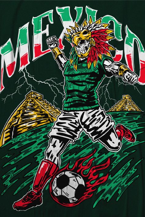 Mexican Team, Soccer Tattoos, Mexican Soccer, Mexico Team, Mexico Wallpaper, Warren Lotas, Soccer Drawing, Shawn Kemp, Mexico National Team