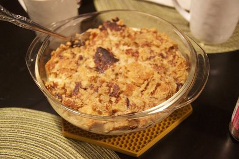 Pancake Bread Pudding Pancake Bread Pudding, Leftover Pancakes, Pancake Bread, Flourless Desserts, Pumpkin Pancake Recipe, Moist Pumpkin Bread, Leftover Pumpkin, Peanut Butter Pumpkin, Quarter Life Crisis