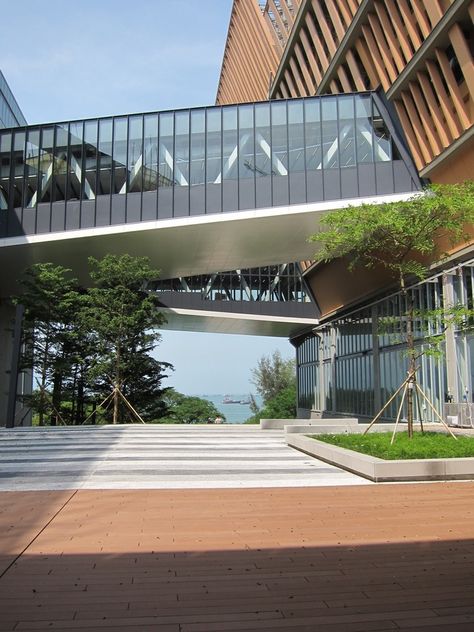 Gallery of Chu Hai College Campus / Rocco Design Architects - 3 Bridges Architecture, Podium Design, College Architecture, Campus Design, Hospital Architecture, University Architecture, Hospital Design, Education Architecture, College Design