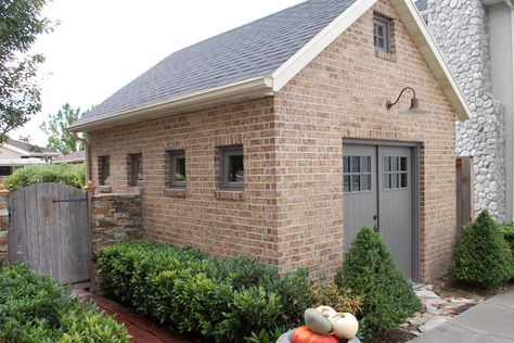 brick shed ideas 12x20 shed, storage shed Brick Shed Ideas, Brick Workshop Building, Brick Garden Building, Brick Outbuilding, Small Brick Outbuilding, Brick Shed, Keter Sheds, Shed Floor Plans, Shed Floor