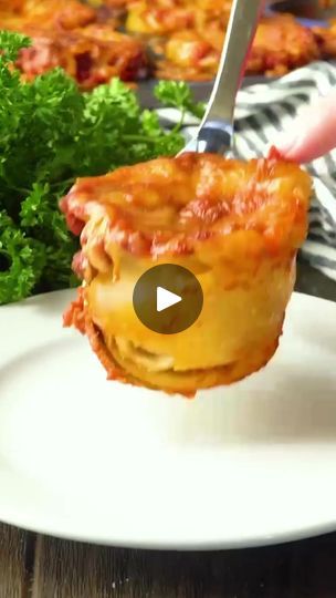 1.2M views · 11K reactions | Mini Lasagna Cups are the perfect appetizer addition to your parties, or even just a new easy way to put together lasagna for dinner! So delicious, and so much fun! ✅Recipe: https://thestayathomechef.com/mini-lasagna-cups/ | The Stay At Home Chef | Café Voyage · La vita e bella Mini Lasagna Cups, Mini Lasagna, Lasagna Cups, The Stay At Home Chef, Stay At Home Chef, 90's Birthday Party, Pasta Sauces, Perfect Appetizers, 90th Birthday