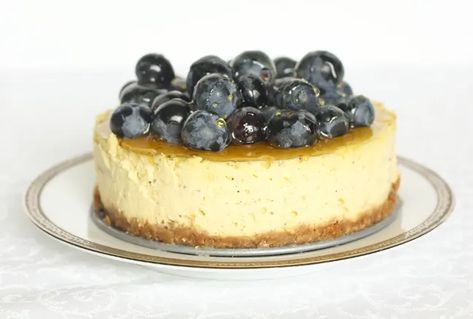 Goat Cheese Cheesecake - Jamie Geller Goat Milk Cheesecake, Goat Cheese Cheesecake Recipe, Goat Cheese Cheesecake, Shavuot Recipes, Cheesecake Pan, Best Cheesecake, Springform Pan, Honey Lemon, Cheesecake Recipe