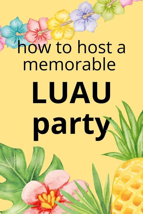 Diy Luau Decorations, Laua Party Ideas, Luau Food Ideas, Adult Luau Party, Diy Luau, Luau Games, Luau Party Ideas, Luau Ideas, Luau Party Favors