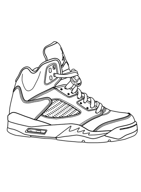 931 Fashion Coloring Pages - ColoringPagesOnly.com Shoe Coloring Pages Free Printable, Sneaker Coloring Page, Nike Shoes Coloring Pages, Nike Coloring Pages, Jordan Shoes Drawing, Shoe Template Printable, Nike Shoes Drawing, Shoe Coloring Pages, Shoes Coloring Pages