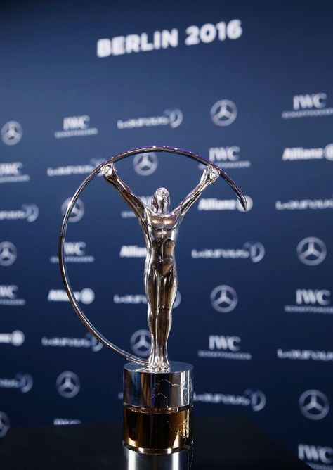 On the Red carpet at the Laureus World Sports Awards in Berlin. #AMG #Laureus ‪#‎LWSA16‬ Habakkuk 2, Football Trophies, Football Awards, Sports Awards, Nelson Mandela, On The Red Carpet, Best Player, The Red Carpet, Champions League