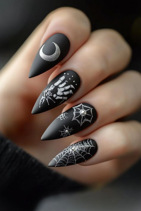 Get ready for spooky season with these trendy Halloween nail designs for 2024! Whether you're into Halloween nails acrylic, minimalist nail art, or short nails, we’ve got the perfect Halloween nail inspo for you. From classic almond nails to bold red, pink, and white nail ideas, these designs will complete your Halloween look. Perfect for any occasion, these Halloween nails 2022 and beyond are a must-try!Hashtags: #HalloweenNailDesigns #HalloweenNailsAcrylic #NailAcrylic #HalloweenNailArt #MinimalistNail #AlmondNail #NailInspo #ShortNails #RedNail #WhiteNail #NailDesign #AcrylicNail Classic Almond Nails, Pink And White Nail Ideas, Halloween Nails 2022, Halloween Nails Acrylic, White Nail Ideas, Short Nail Ideas, Minimalist Nail, Gothic Nails, Halloween 3d