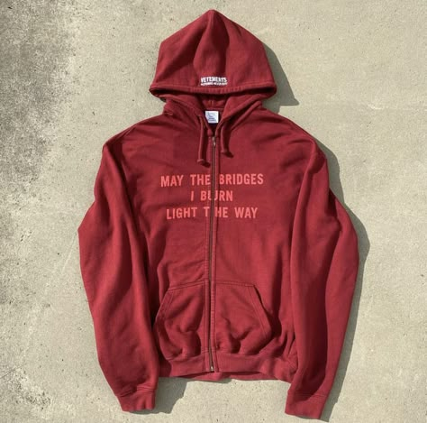 Vetements Hoodie, Sick Of It All, Clothes Pieces, Sick Of It, Streetwear Inspiration, Designer Clothing Brands, Male Clothes, Shirt Design Inspiration, 90s Fashion Outfits