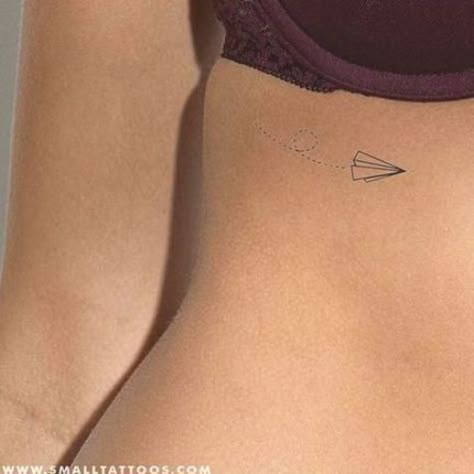 Fine Line Paper Airplane Tattoo, Paper Air Plane Tattoo, Two Paper Airplanes Flying Tattoo, Flying Paper Plane, Paper Airplane Tattoo, Paper Airplane Tattoos, Paper Plane Tattoo, Arabic Tattoos, Flying Paper