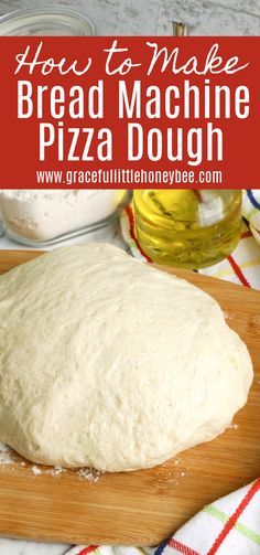 Bread Maker Pizza Dough, Pizza Dough Bread Machine, Recipe For Bread Machine, Bread Machine Pizza Dough, Pizza Dough Bread, Bread Machine Recipes Sweet, Pizza Marinara, Recipe For Bread, Make Homemade Pizza