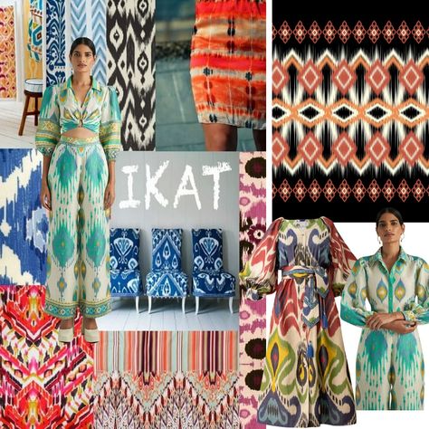 In the ever-evolving world of fashion, the Ikat pattern has made a striking comeback, blending ancient artistry with contemporary flair. This traditional dyeing technique, known for its vibrant, blurred motifs, is being celebrated anew on modern runways and in interior design. Ikat’s origins span Indonesia, India, and Central Asia, where artisans meticulously tie-dye threads before weaving them into unique, symbolic patterns. Today’s designers are reimagining these motifs on everything from ... Ikat Pattern, Dyeing Techniques, Upcycled Denim, Central Asia, World Of Fashion, Blending, Tie Dye, Weaving, Indonesia