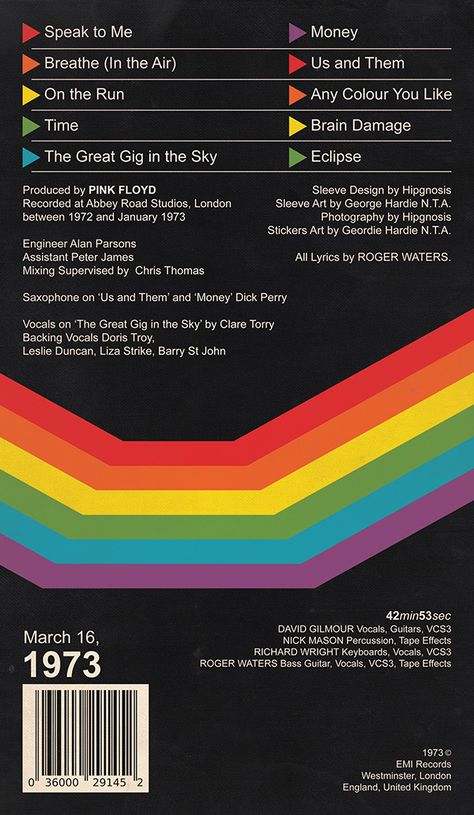 Pink Floyd Design, Pink Floyd Dark Side Of The Moon, Pink Floyd Poster Dark Side, Vhs Wallpaper, Poster Pink Floyd, Digital Art Music, Pink Floyd Wallpaper, Pink Floyd Poster, Pink Floyd Art