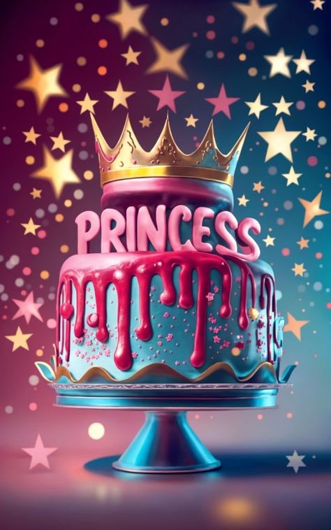 Happy Birthday Little Princess, Happy Birthday My Princess, Neice Birthday, Princess Happy Birthday, Happy Birthday Prince, Prince Music, Happy Birthday Princess, Gorgeous Birthday, Colouring Sheets