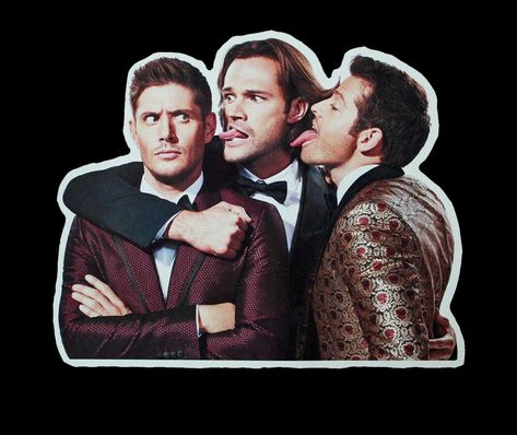 Jared And Misha, Supernatural Gif, Colin Ford, Supernatural Actors, Sharp Photo, Jensen Ackles Supernatural, Supernatural Wallpaper, Jensen Ackles Jared Padalecki, Photo Stickers