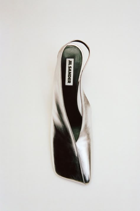 Jill Sanders, Jill Sander, Shoe Inspo, Silver Accessories, Jil Sander, Sanders, Sock Shoes, Shapewear, Shoes Shoes