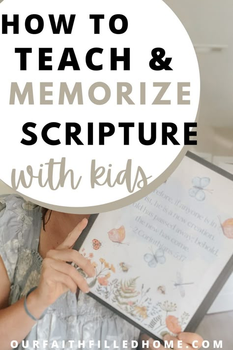 Preschool Scripture Memory, Toddler Scripture Memory, Homeschool Scripture Memory, Kids Scripture Memory, Bible Verses For Children To Memorize, Bible Verse For Kids To Memorize, Toddler Memory Verses, Scripture Memorization Plan, Scripture Memory For Kids