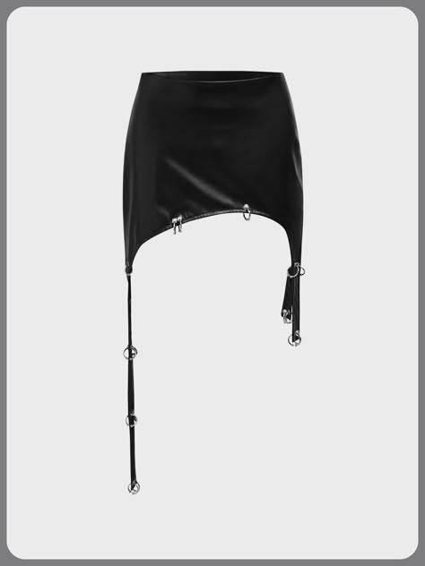 Buy Inexpensive Skirts at Kollyy online store, SPU: 48QESK6D2276, Color: Black, Waistlines:Low Waist, Silhouette:H-Line. Short Black Skirt, Plain Shorts, Half Skirt, Irregular Hem, Black Xs, Stage Outfits, Kpop Outfits, Casual Style Outfits, Short Skirt