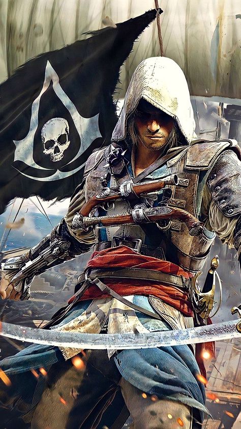 Assassin's Creed Edward Kenway, Assassin's Creed Black Flag, Assassins Creed Cosplay, Assassins Creed Rogue, Assassin's Creed Black, Assassin's Creed Wallpaper, Assassins Creed 4, Assassins Creed Ii, Assassins Creed Black Flag