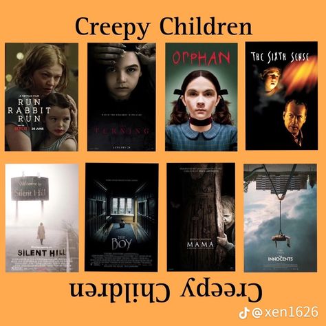 Psychological Horror Movies, Creepy Children, Paranormal Aesthetic, Horror Movies List, Creepy Movies, Movie Hacks, Creepy Kids, Halloween Movie Night, Girly Movies