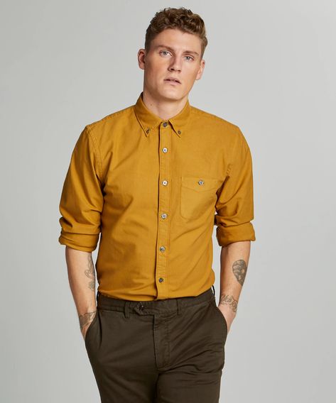 Mustard Yellow Shirt Outfit, Mustard Shirt Outfit, Yellow Shirt Outfit, Flannel Shirt Outfit, Mustard Shirt, Denim Shirt Outfit, Shirt Outfit Men, Mustard Sweater, Trendy Boy Outfits