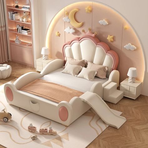 Unique Queen Frame Childrens Bed Luxury King Size Wooden Kids Room Bed Wooden Nordic Modern Cama Princess Bedroom Ideas Toddler, Childrens Bed, Kids Room Bed, Queen Frame, Bed Luxury, Bed Wooden, Nordic Modern, Childrens Beds, Room Bed